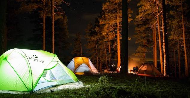 camping in UK
