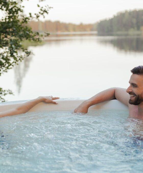 Enjoy the luxury of a hot hub